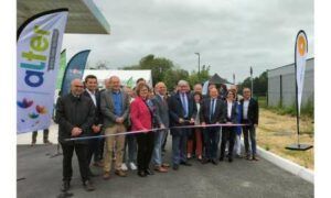Inauguration station bioGNV Saint Jean de Lignières Anjou Maine et Loire Pays de la Loire