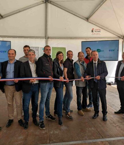 Inauguration du rebours de Châteaubriant méthanisation biométhane injection réseau